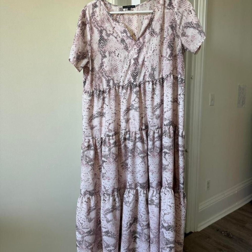 Babydoll Snake Print‎ Dress